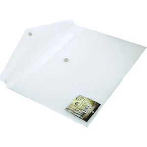 Recycled PP A5 Envelope Folder - White