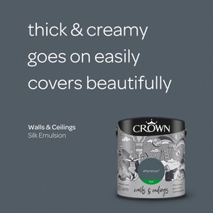 Crown Walls and Ceilings Silk Emulsion by Crown Paints