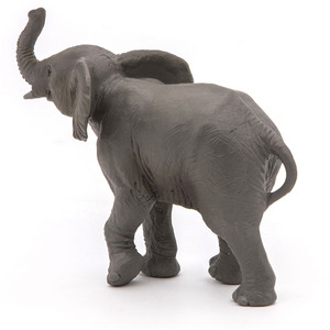 PAPO Wild Animal Kingdom Young Elephant Toy Figure - Grey by PAPO