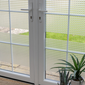 dc fix Milton premium static cling vinyl window privacy film - WHITE by d-c-fix