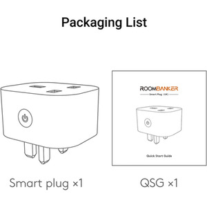 Energy-Saving Smart Plug - White by Roombanker