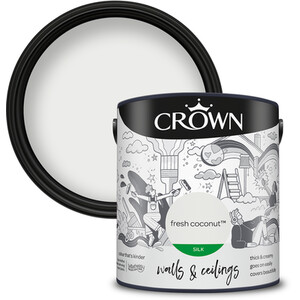 Crown Walls and Ceilings Silk Emulsion by Crown Paints