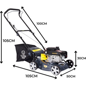 Callow Premium Petrol Lawn Mower - Grey by Callow Retail