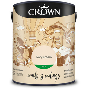 Crown Walls and Ceilings Silk Emulsion by Crown Paints