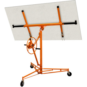 16ft Drywall and Plasterboard Lifter Hoist - Orange by T-Mech