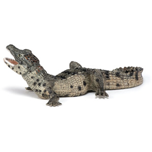 PAPO Wild Animal Kingdom Baby Crocodile Toy Figure - Black by PAPO