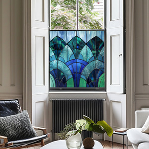 Milan Stained Glass Privacy Window Film by Creative Printing Solutions