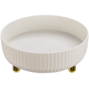 Rotating Round Spice Storage Rack Tray Turntable Kitchen Organizer by Livingandhome