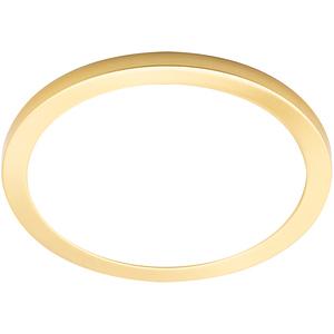 Darly LED 24 Watt Flush Ceiling or Wall Light - Satin Brass by Litecraft