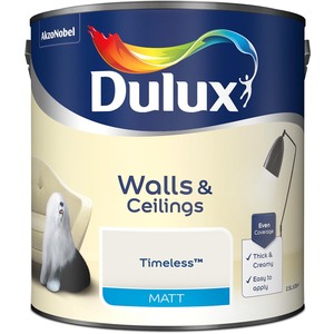 Dulux Matt Emulsion Paint - Timeless / 2.5l by Dulux