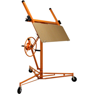 16ft Drywall and Plasterboard Lifter Hoist - Orange by T-Mech