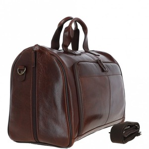 Leather Flight Cabin Weekend Holdall - 8150 - Brown by Ashwood Leather