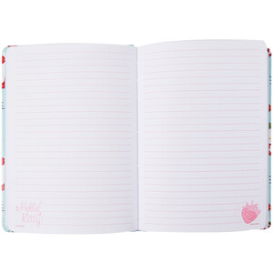 Strawberry Hello Kitty Blue Notebook A5 - Blue