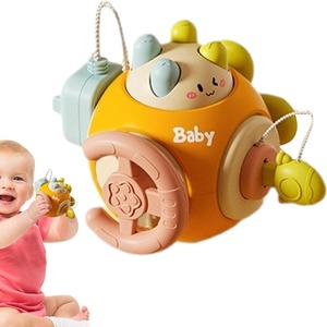 Activity Sensory Busy Cube Travel Toy 10in1 Montessori Learning - Orange by Dyzi