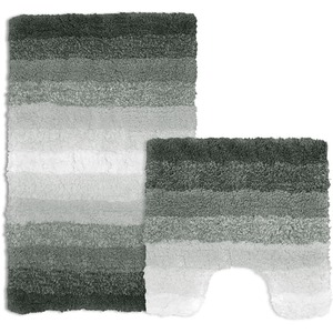 Superstripe Bath Set - Grey by Velosso