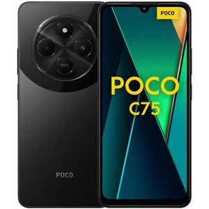 POCO C75 Smartphone 8GB RAM, 256GB Storage 120Hz Display 50MP Camera - Black by Xiaomi
