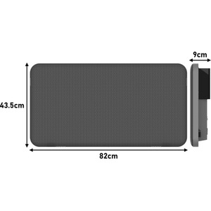 Mica Panel Heater With WiFi and App Control - Grey by Mylek