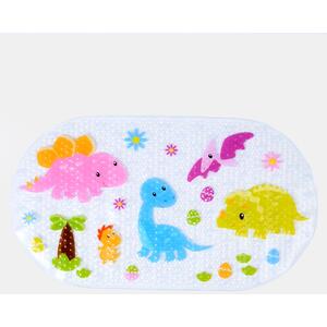 Dinosaur Kids Bath Mat - Pink by OHS