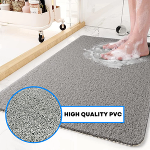 Heart Embossed Spaghetti Square Shower Mat by Nicoman