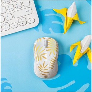 Logitech Wireless Optical Mouse - Multicoloured / Bamboo by Logitech