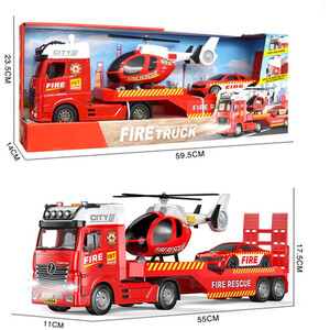 Fire or Police Truck - Multicolour