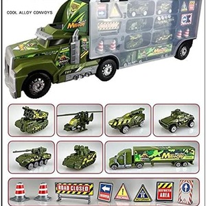 Large Lorry Car Case Carrier Collection Set - Camo by Big-Daddy