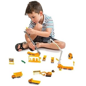 Big Daddy Kids Vehicle Set with Accessories - Multi / Construction Site / 40+ by Big Daddy