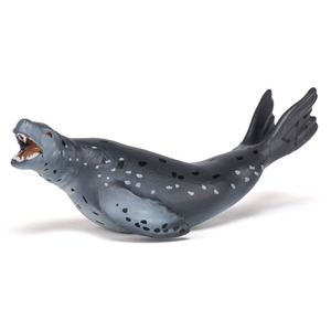 PAPO Marine Life Leopard Seal Toy Figure - Grey by PAPO