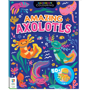 Amazing Axolot Colouring Book by Kaleidoscope