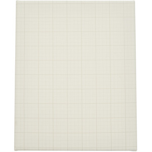 Grid Canvas - White / 8 x 10 inch by Art Studio