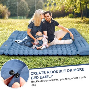 Inflatable Ultralight Camping Mat with Pillow