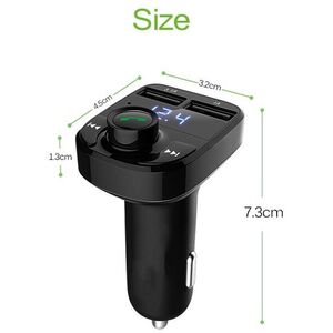 Car 5.0 FM Transmitter and MP3 Player Kit - Black