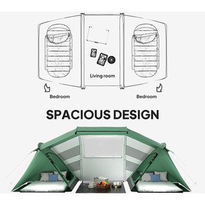 Outsunny Camping Tent With UV Protection by Outsunny