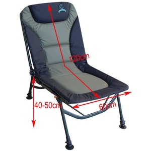 Carpzilla Portable Folding Fishing Chair XL 4 Adjustable Legs - Khaki Green by CARPZILLA