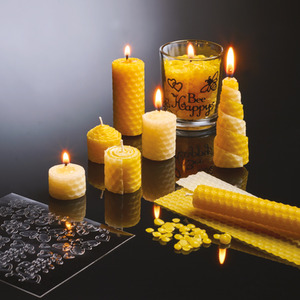 House of Crafts Natural Beeswax Candle Kit - Multiple Colours by House of Crafts