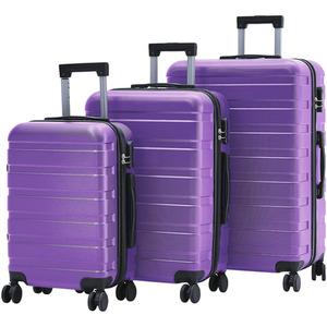 Hardshell Wheeled Luggage Trolley Suitcase by Livingandhome