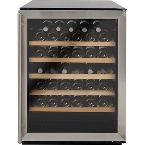 Willow Under Counter 52 Bottle Wine Cooler - Silver by Willow