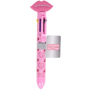 Lets Dance 8 Colour Ball Pen - Pink