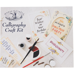 House of Crafts Calligraphy Craft Kit - Multiple Colours by House of Crafts