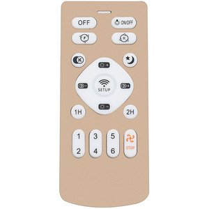 Petal-Shaped Ceiling Fan Light - Black by Livingandhome