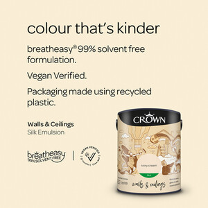 Crown Walls and Ceilings Silk Emulsion by Crown Paints