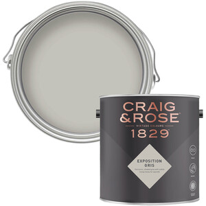 Craig and Rose Chalky Matt Emulsion - Exposition Gris by Craig & Rose