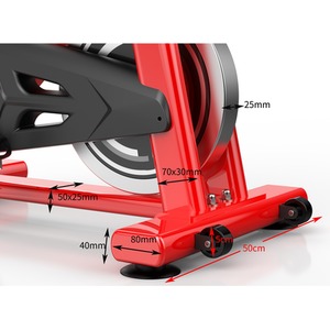 FIT4YOU Exercise Bike Fitness - Red and Black by FIT4YOU