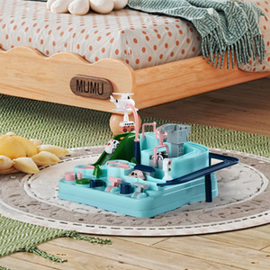 Kidkid Car Adventure Toy Set - Green by Kidkid