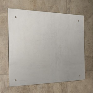 Frameless Rectangle Mirror 450 x 600mm - Silver