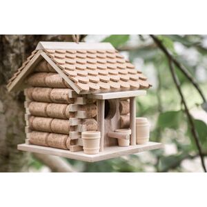 Garden Wild Bird House - Brown by Garden Mile