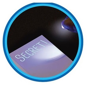 Mini Notepad with UV Light - Purple