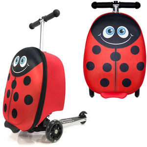 Children's Suitcase with Fold Down Scooter by Groundlevel