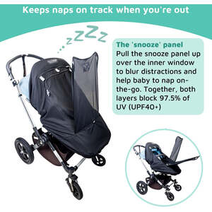 Snoozeshade Plus Extra - Black by SnoozeShade