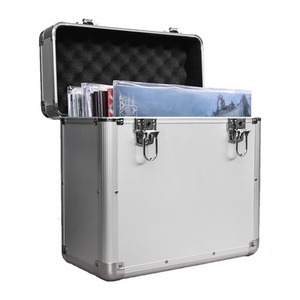 Vinyl LP Record Case - Silver by Maison and White